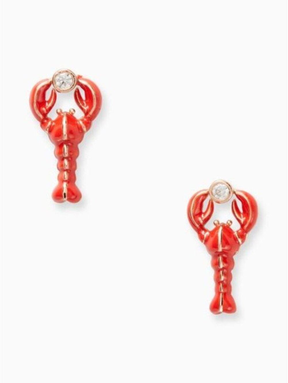 Kate Spade Love Lobster Studs Earrings
